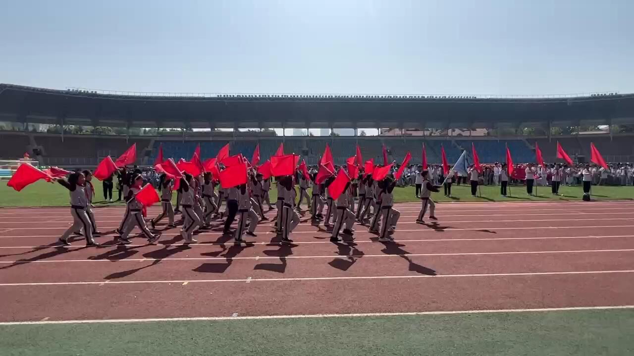 运动会方队（小学生运动会）_高清