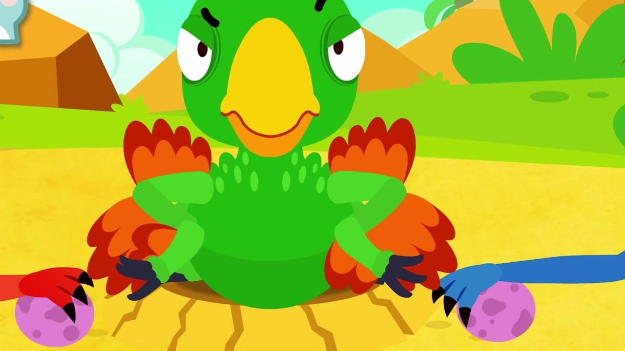 《恐龙动漫1000集》似鸟龙勇敢保卫恐龙蛋