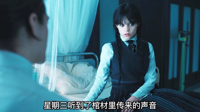 蒂姆伯顿导演,亚当斯一家衍生剧《星期三》第一集星期三影视解说奇幻