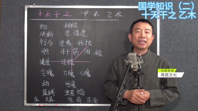 6.3国学知识(二)十天干之,乙木8725