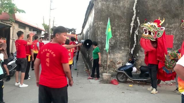 陆丰市潭西镇深沟村联顺舘赵太祖师爷陞座和开舘庆典深沟和兴馆前来祝贺#场面壮观 #海陆丰 #民族特色民族文化