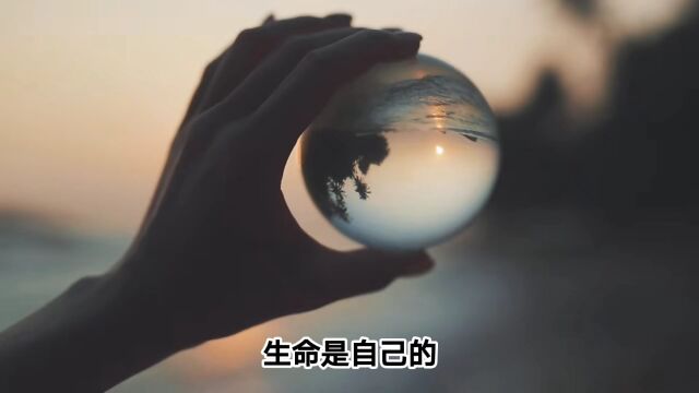 生命是自己的生活也是自己的