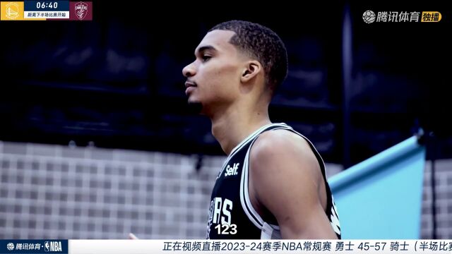 2023/24赛季NBA常规赛：勇士 VS 骑士 全场回放