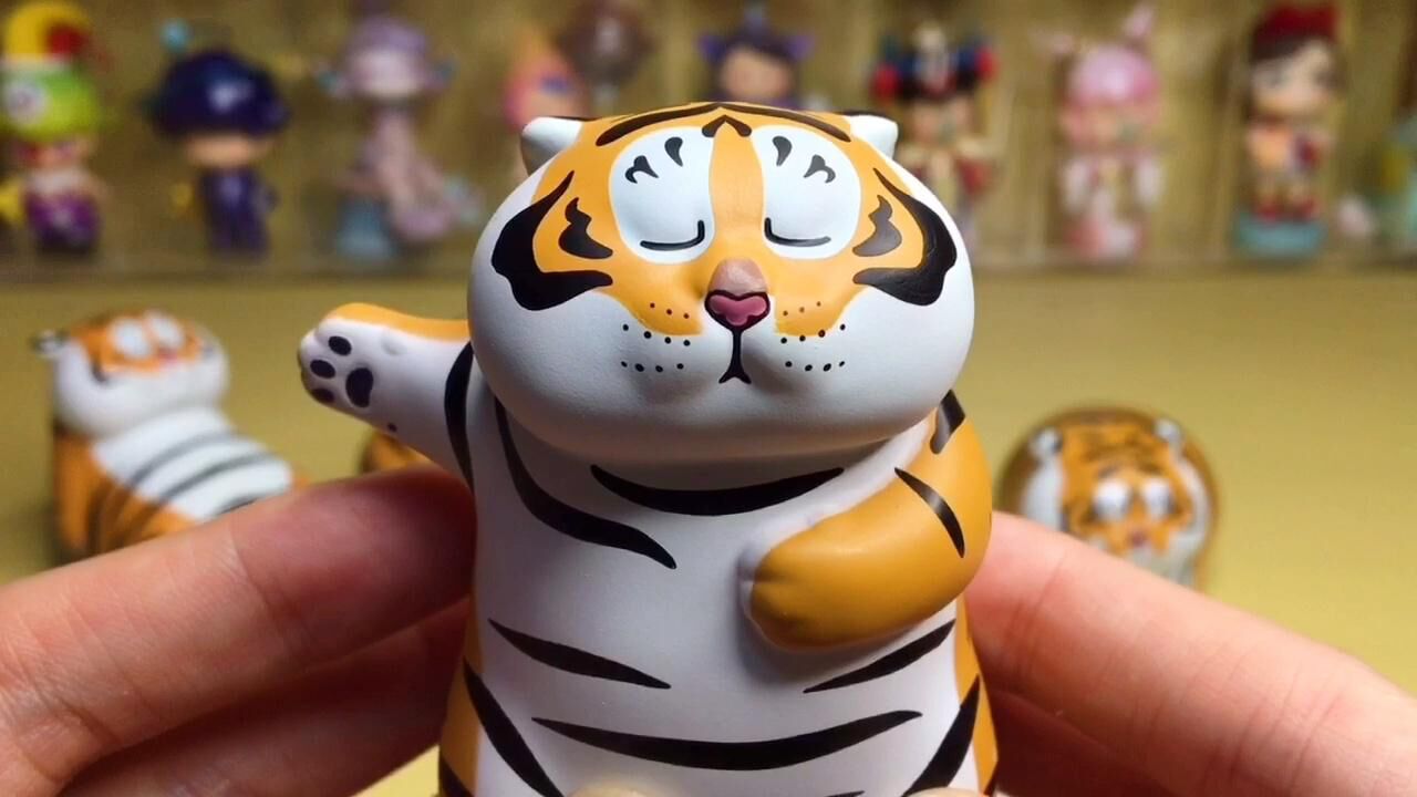 胖虎表情包盲盒,胖成球的胖虎,每一只都是小剧场