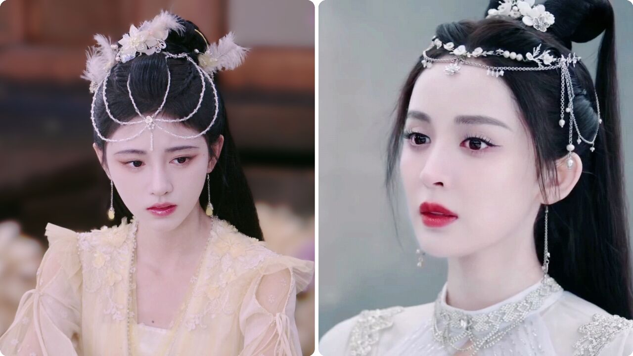 【鞠婧祎x古力娜扎】同样是流苏头饰,在你心中,她们谁更甚一筹呢