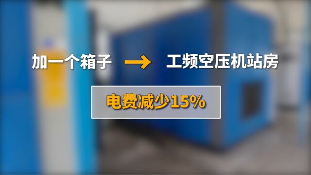 加装一个箱子,工频空压站房低成本联控改造.节能,空压机,改造,节省,实惠,压缩空气,机械,工业,制造业,生产,实业