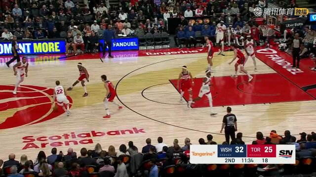 2023/24赛季NBA常规赛：奇才 VS 猛龙 全场回放