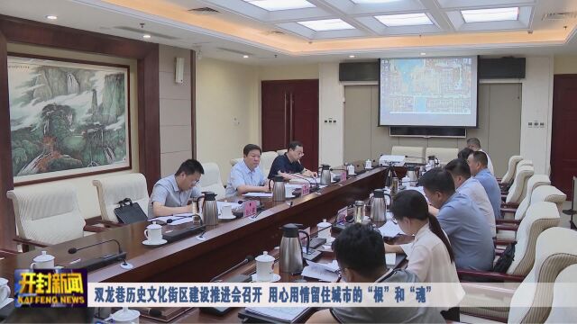 双龙巷历史文化街区建设推进会召开 用心用情留住城市的“根”和“魂”