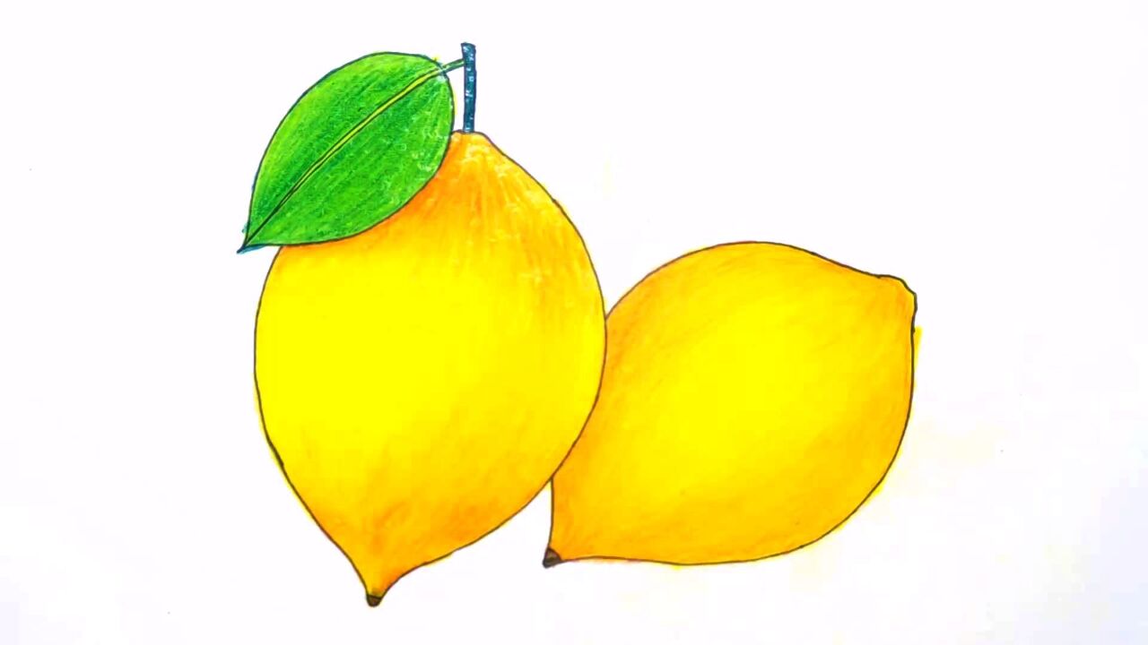 彩铅画,怎样绘画橙子