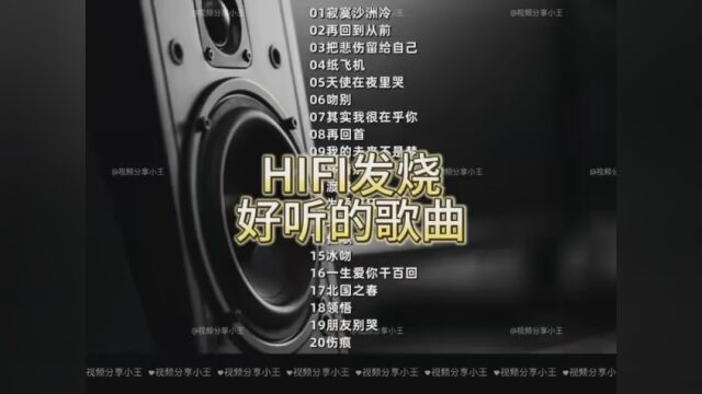 HIFI发烧好听的音乐 #青春的100种诠释