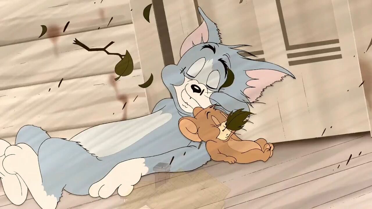 汤姆清醒后的第一件事就是保护杰瑞.