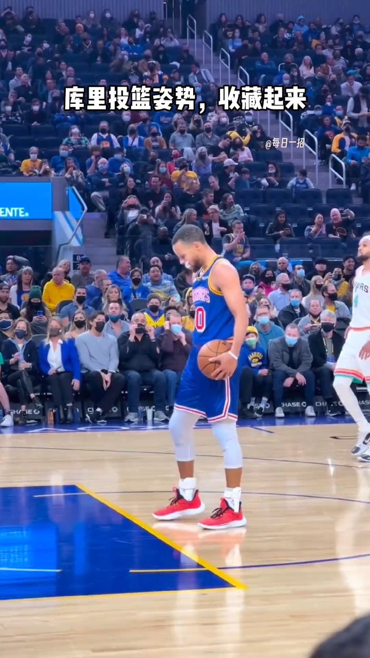 史蒂芬·库里投篮姿势篮球教学每日一招库里投篮
