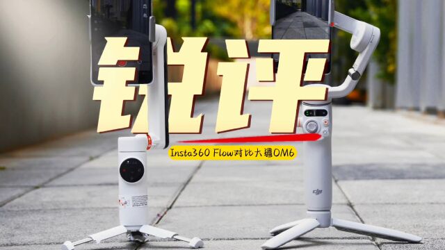 锐评!Insta360 Flow对比大疆OM6 2023手机稳定器怎么选?