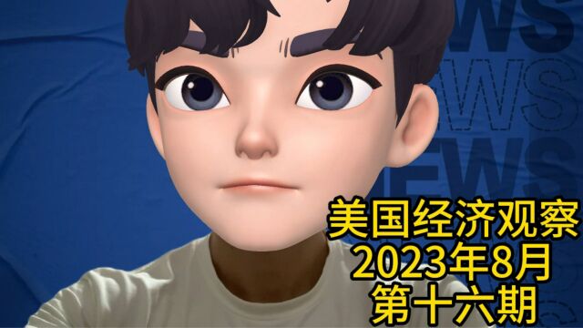 美国经济观察 2023年8月 第十六期