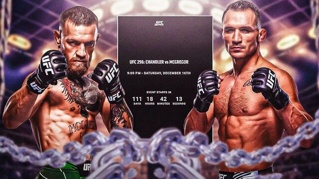 UFC296:UFC嘴炮康纳vs钱德勒预告片