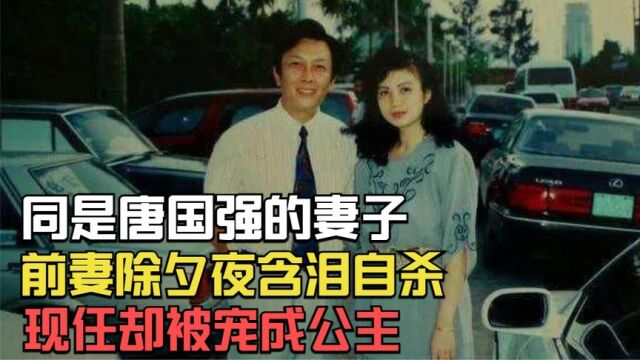 同是唐国强的妻子,前妻除夕夜含泪自杀,现任却被宠成公主