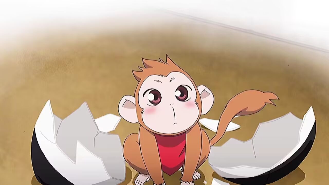 瑞希不小心踩碎式神蛋,竟然是一只可爱的小猴子 #动漫推荐 #元气少女