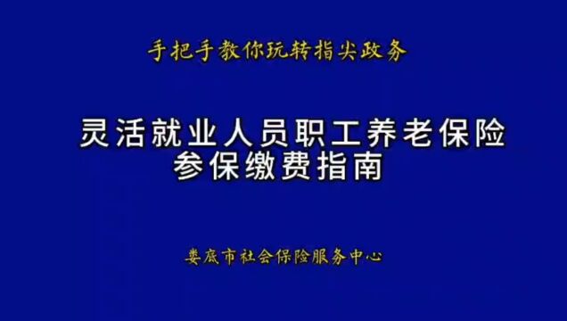 灵活就业人员参保缴费指南