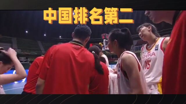 FIBA公布了女篮世界排名,中国上升至第二,日本榜上有名