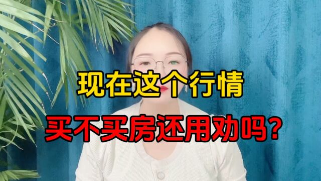 现在这个行情,买不买房还用劝吗?