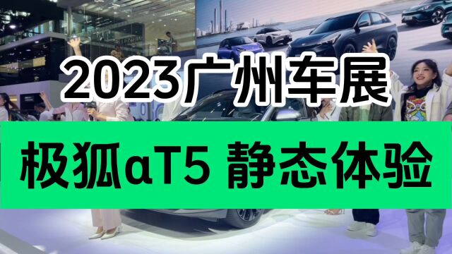 2023广州车展|极狐 阿尔法T5(5)静态体验