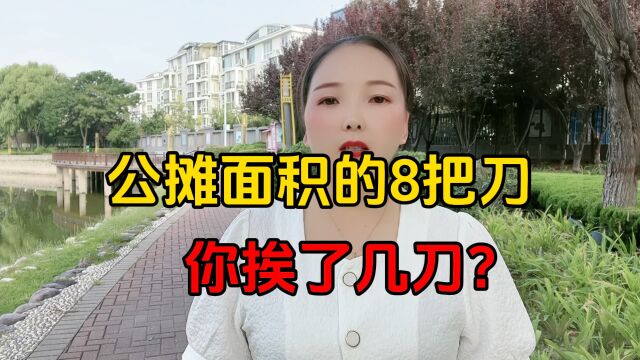 公摊面积的8把刀,你挨了几刀?