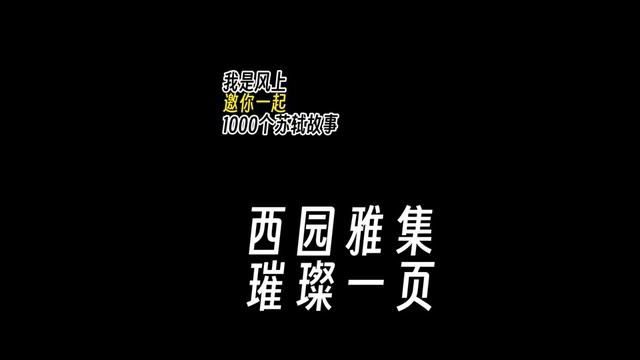 当时“苏门四学士”都在汴京,因此,元祐年间成为“苏门”的鼎盛时期.那是中华文明中至为绚烂的一页