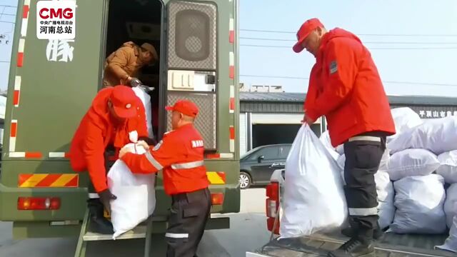 豫陇同心! 河南的棉被、餐车、电力设备来了……