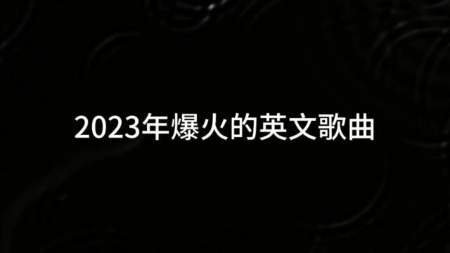 2023年爆火的英文