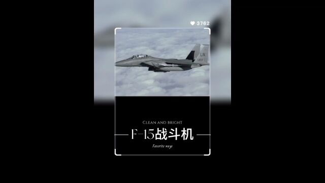 F15战斗机,这款被誉为“美利坚之鹰”的战机,是世界上第一种成熟的第四代战斗机.#军事武器 #武器 #知识科普 #轰炸机 #F15