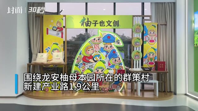 30秒|在四川广安龙安乡 有一家以龙安柚为文化的展馆