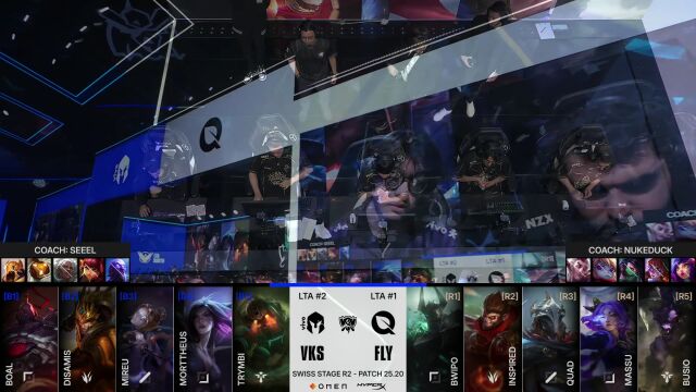 英雄联盟S15瑞士轮 第2日 VKS vs FLY
