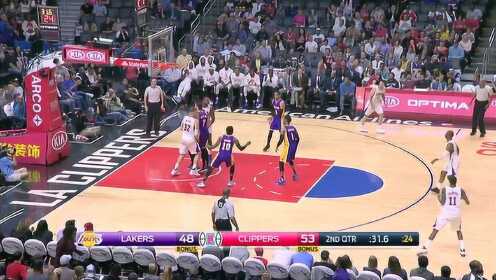 《NBA全场集锦》【原声】湖人104-115快船 格里芬怒砍36分保罗大两双快船兵不血刃