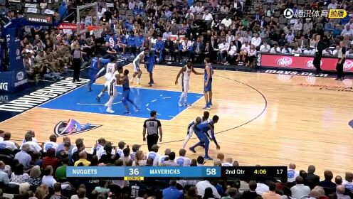 《NBA全场集锦》掘金vs小牛第2节精编 鲍威尔连续献上残暴扣篮