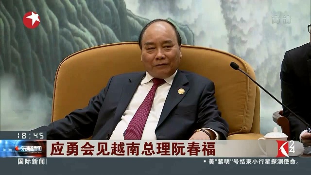 应勇会见越南总理阮春福