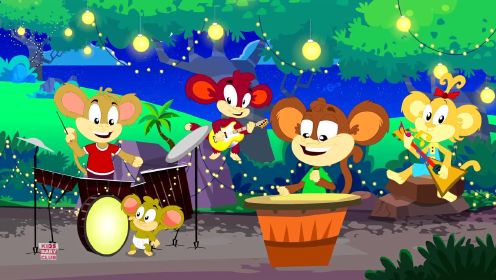 Rainbow Colors Song | Monkey Rhymes For Children | Kindergarten Cartoons - Kids Baby Club