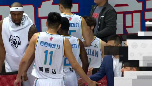 《CBA全场集锦》这脚步太美妙！王哲林顺下接球转身暴扣