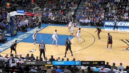 《NBA全场集锦》【原声】猛龙130-121雷霆 猛龙全员暴走多点开花轻取雷霆