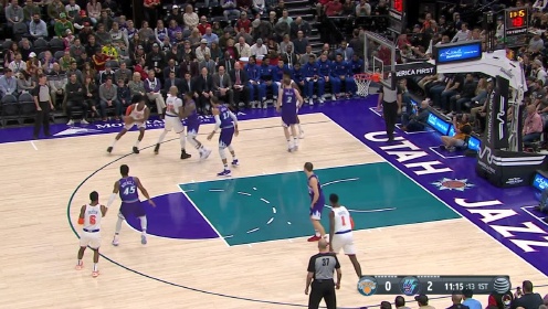 《NBA全场集锦》难度系数5.0 巴雷特空中转体反手上篮