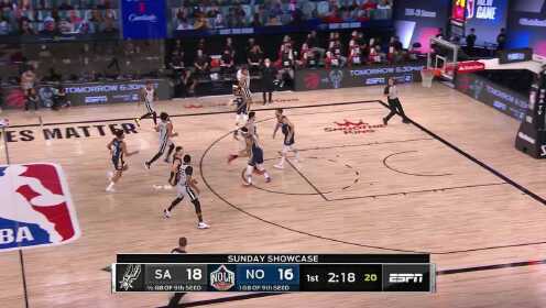 《NBA全场集锦》【纯享】马刺vs鹈鹕精华回放 雷迪克31分难救主德罗赞独得27分带队取胜
