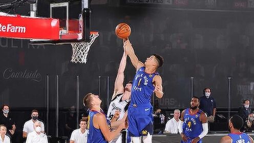 《NBA全场集锦》【原声】掘金132-126马刺 波特约基奇合砍55分率队奏凯