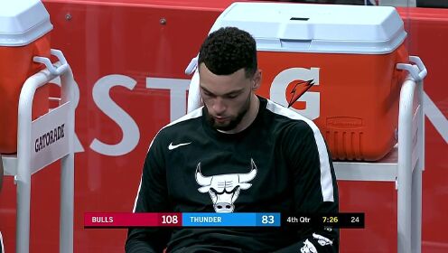 《NBA全场回放》NBA季前赛：公牛vs雷霆第4节中文解说回放