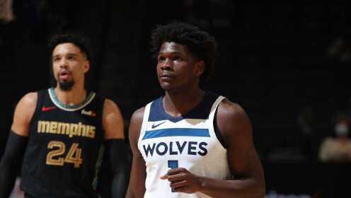 《NBA全场集锦》【球星】爱德华兹vs灰熊集锦 22分6助攻仍难取一胜