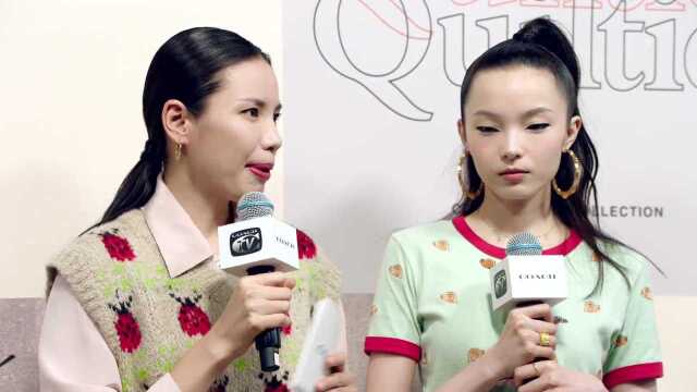 超模雎晓雯亮相coach红毯,是夏日里清新可人的小蚊子呀