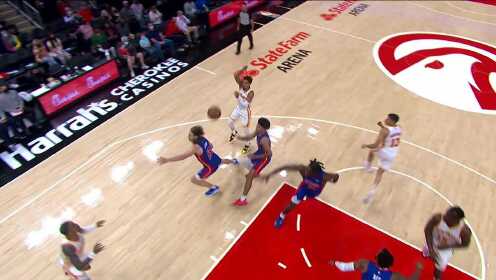《NBA全场集锦》眼神诓骗你！特雷杨假突真传科林斯空切暴扣