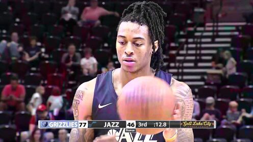 《NBA全场集锦》灰熊vs爵士蓝队第3节中文解说回放