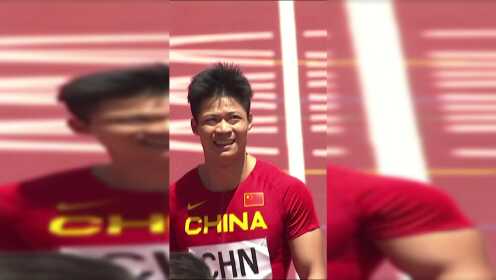 这就是中国速度！男子4x100米接力中国队小组第一晋级决赛_高清