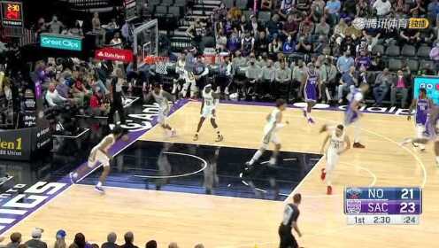 《NBA全场集锦》默契配合！巴恩斯突破妙传助飞莱恩双手暴扣