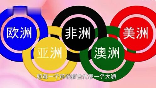 59奥运五环的五种颜色中绿色代表哪个大洲