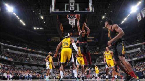 《NBA全场集锦》【球星】阿伦vs步行者集锦 22+14旱地拔葱三连扣